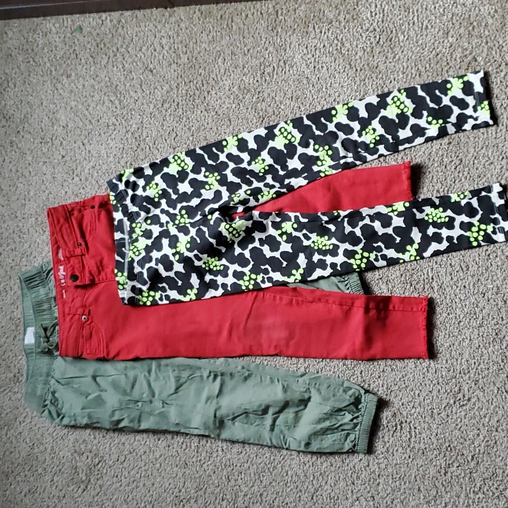 Girl pants x3 Children's place, and Cat and Jack.